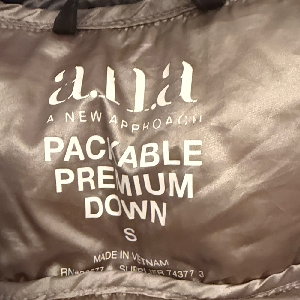 A.N.A Silver Packable Down Jacket - image 2